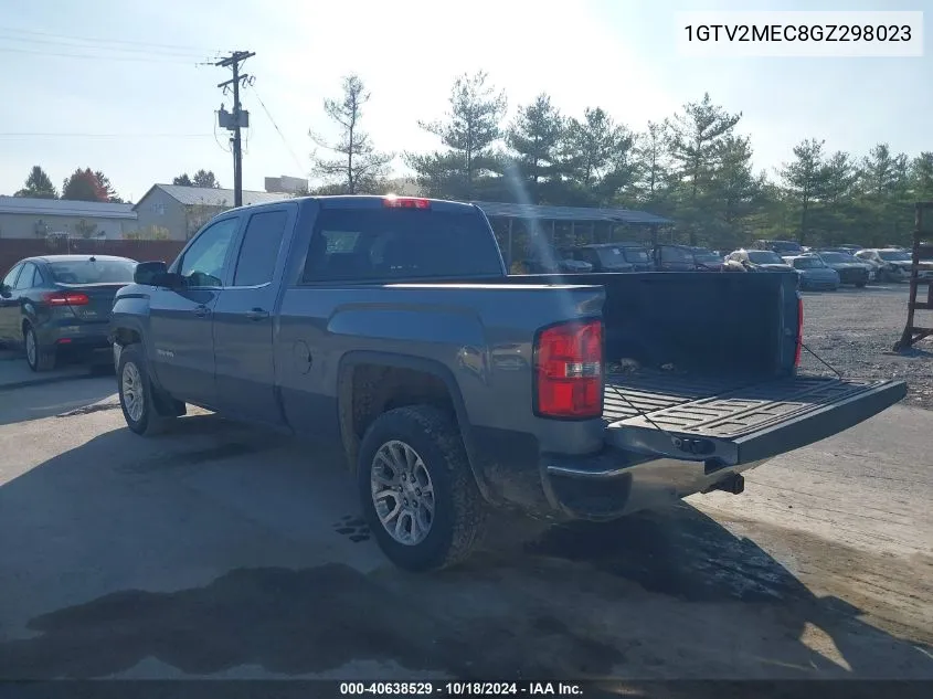 1GTV2MEC8GZ298023 2016 GMC Sierra 1500 Sle