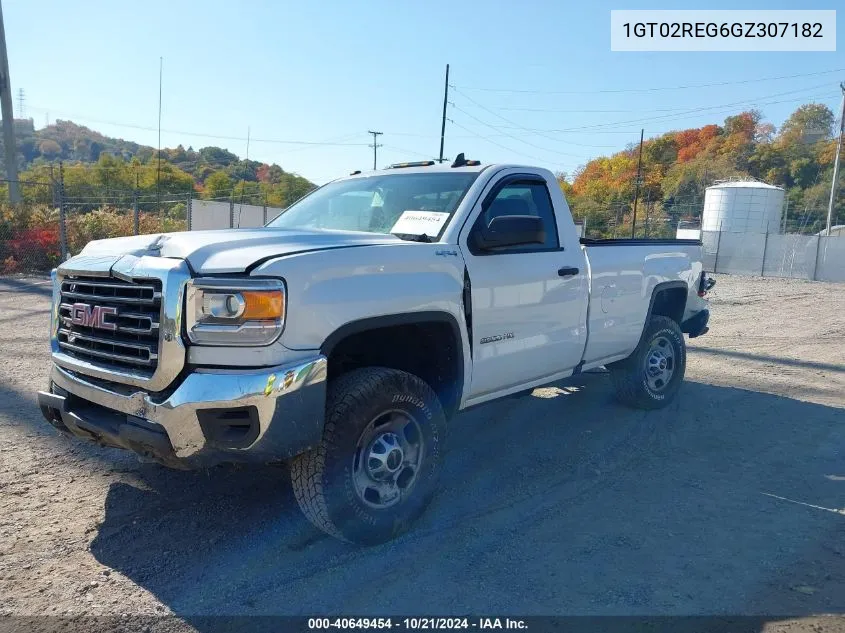 2016 GMC Sierra 2500Hd VIN: 1GT02REG6GZ307182 Lot: 40649454