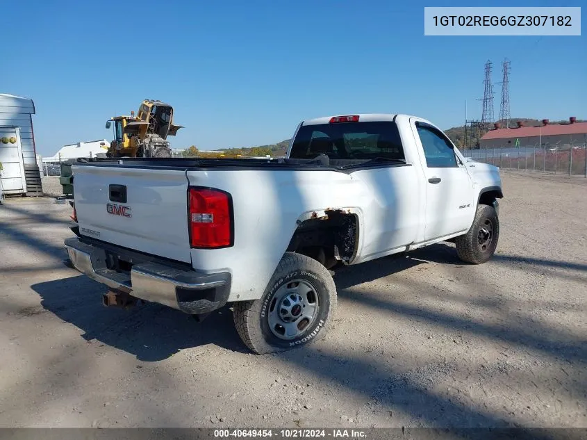 2016 GMC Sierra 2500Hd VIN: 1GT02REG6GZ307182 Lot: 40649454