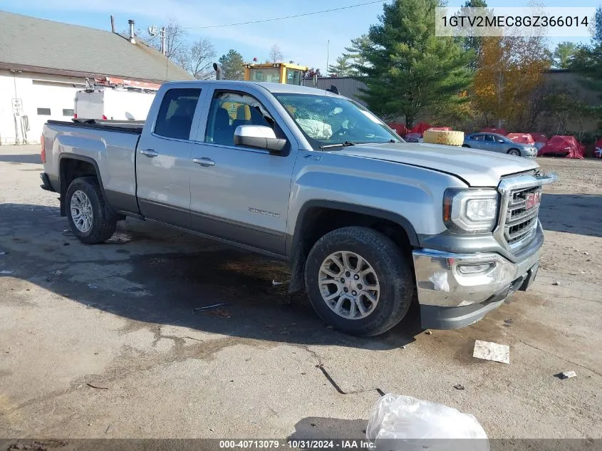 2016 GMC Sierra 1500 Sle VIN: 1GTV2MEC8GZ366014 Lot: 40713079