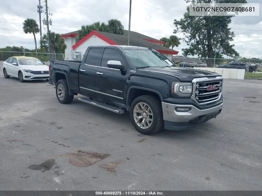 2016 GMC Sierra 1500 Slt VIN: 1GTV2NEC9GZ408681 Lot: 40889275