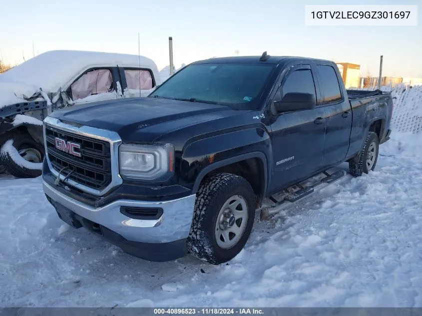 2016 GMC Sierra 1500 VIN: 1GTV2LEC9GZ301697 Lot: 40896523