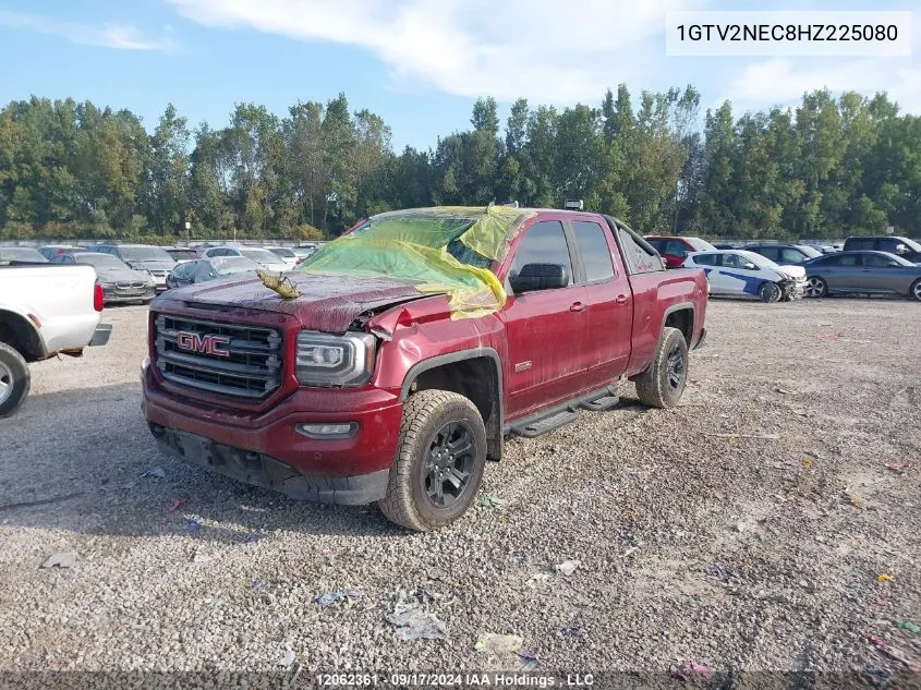 2017 GMC Sierra 1500 VIN: 1GTV2NEC8HZ225080 Lot: 12062361