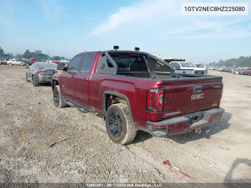 2017 GMC Sierra 1500 VIN: 1GTV2NEC8HZ225080 Lot: 12062361