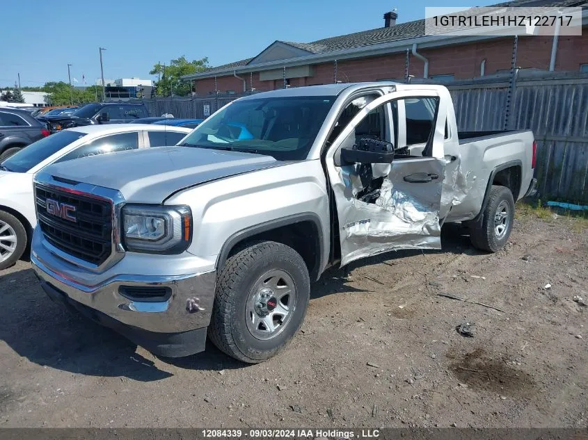 2017 GMC Sierra C1500 VIN: 1GTR1LEH1HZ122717 Lot: 12084339