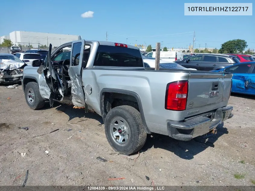 2017 GMC Sierra C1500 VIN: 1GTR1LEH1HZ122717 Lot: 12084339