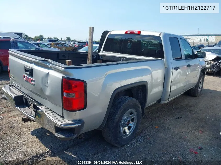 2017 GMC Sierra C1500 VIN: 1GTR1LEH1HZ122717 Lot: 12084339