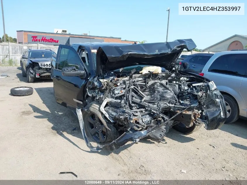 2017 GMC Sierra K1500 VIN: 1GTV2LEC4HZ353997 Lot: 12088649