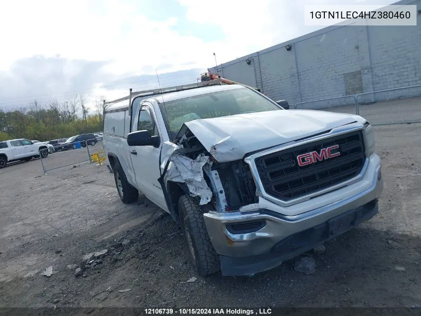 2017 GMC Sierra 1500 VIN: 1GTN1LEC4HZ380460 Lot: 12106739