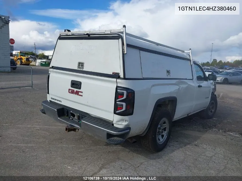 2017 GMC Sierra 1500 VIN: 1GTN1LEC4HZ380460 Lot: 12106739