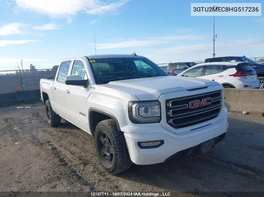 2017 GMC Sierra 1500 VIN: 3GTU2MEC8HG517236 Lot: 12107711