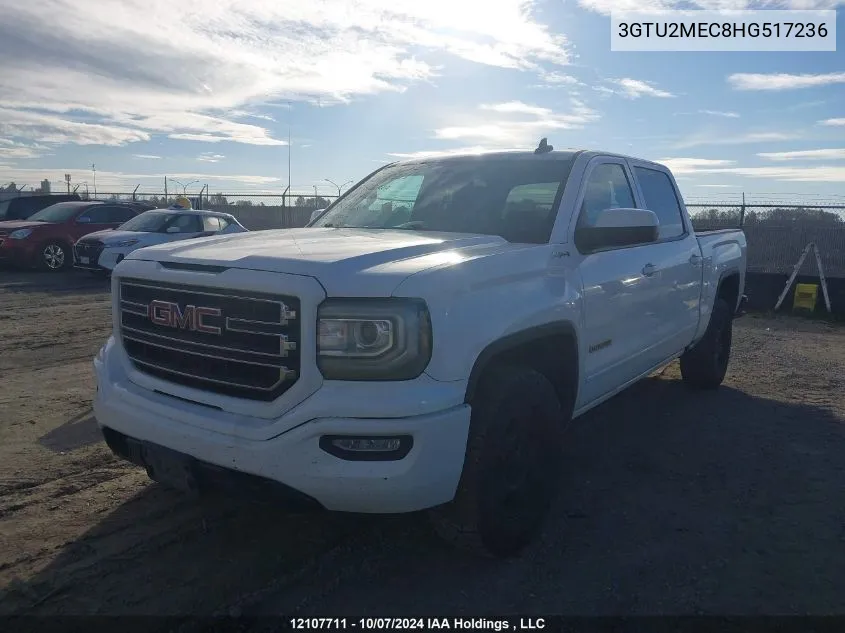 2017 GMC Sierra 1500 VIN: 3GTU2MEC8HG517236 Lot: 12107711