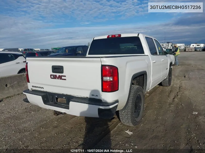 2017 GMC Sierra 1500 VIN: 3GTU2MEC8HG517236 Lot: 12107711