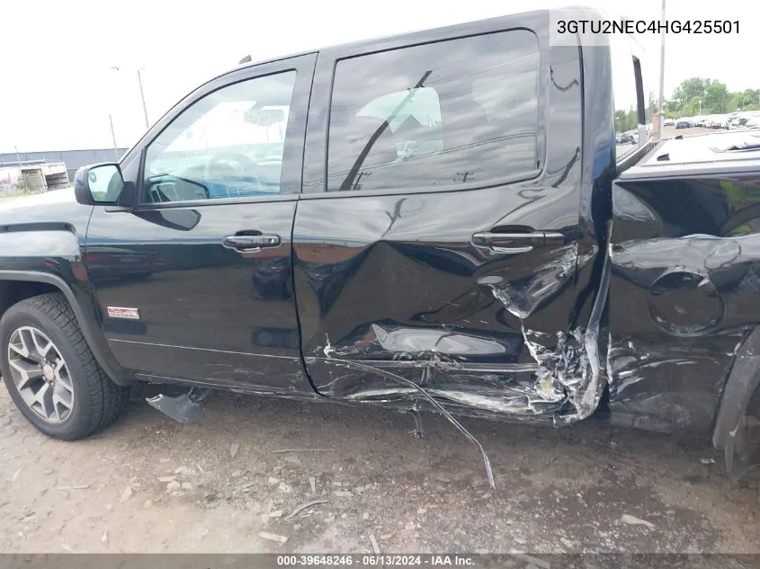 2017 GMC Sierra 1500 Slt VIN: 3GTU2NEC4HG425501 Lot: 39648246