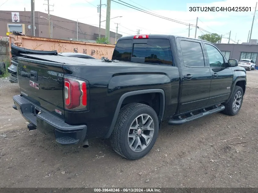 2017 GMC Sierra 1500 Slt VIN: 3GTU2NEC4HG425501 Lot: 39648246