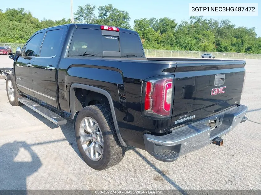 2017 GMC Sierra 1500 Slt VIN: 3GTP1NEC3HG487472 Lot: 39727458