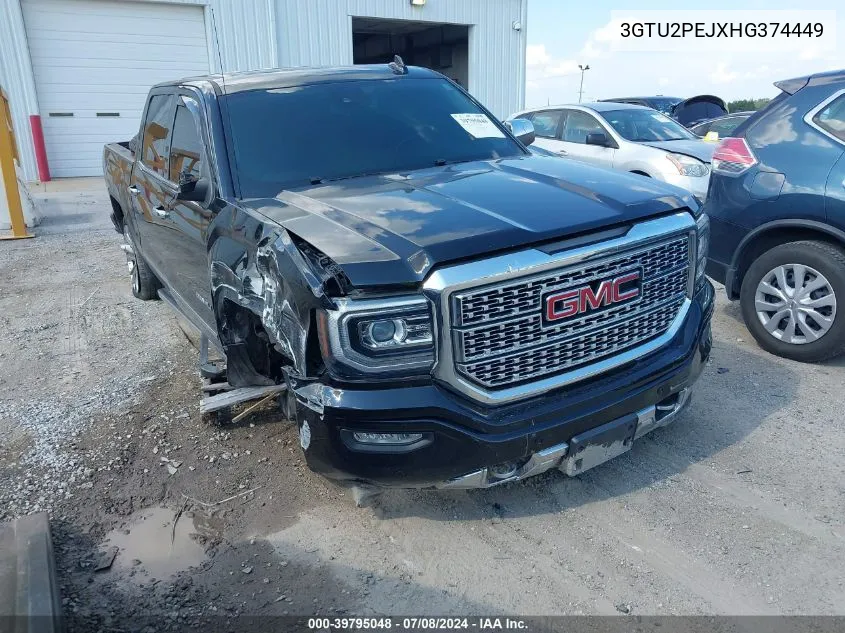 3GTU2PEJXHG374449 2017 GMC Sierra 1500 Denali