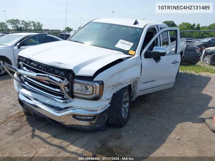 2017 GMC Sierra 1500 Slt VIN: 1GTR1NEC4HZ131489 Lot: 39846482