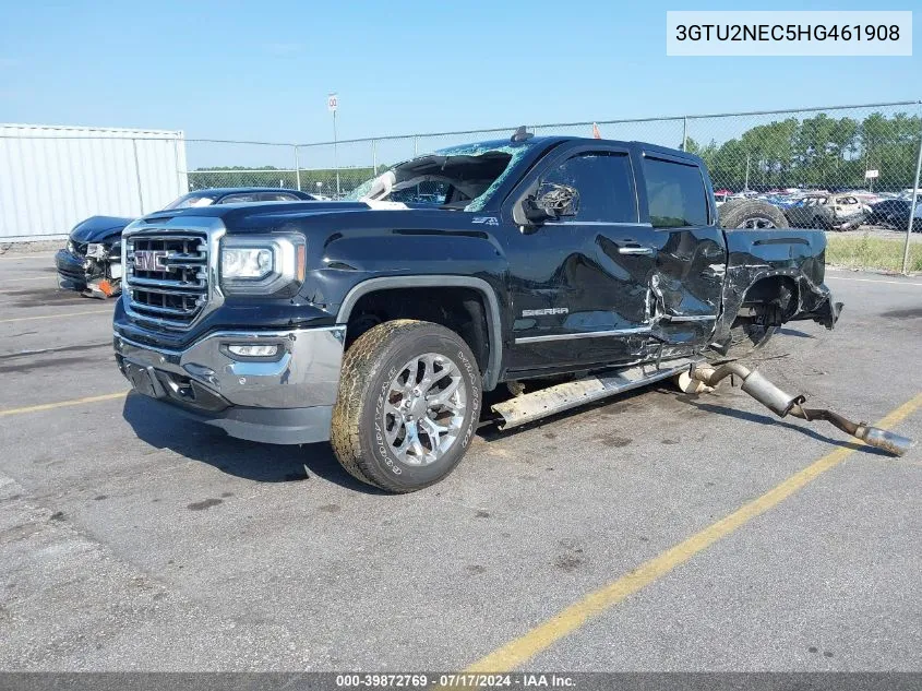 2017 GMC Sierra 1500 Slt VIN: 3GTU2NEC5HG461908 Lot: 39872769