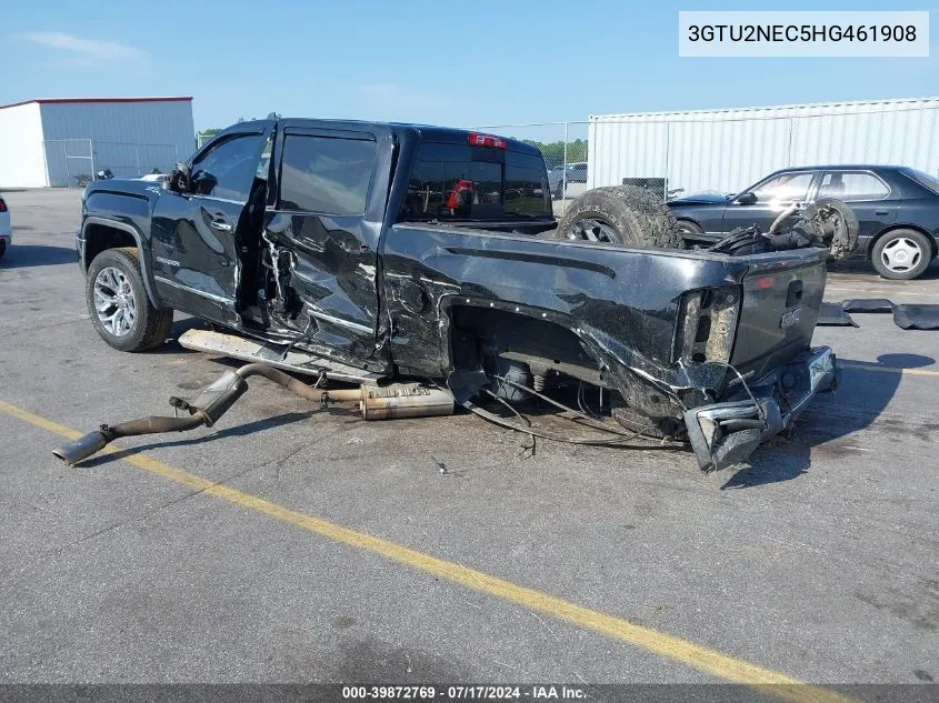 2017 GMC Sierra 1500 Slt VIN: 3GTU2NEC5HG461908 Lot: 39872769