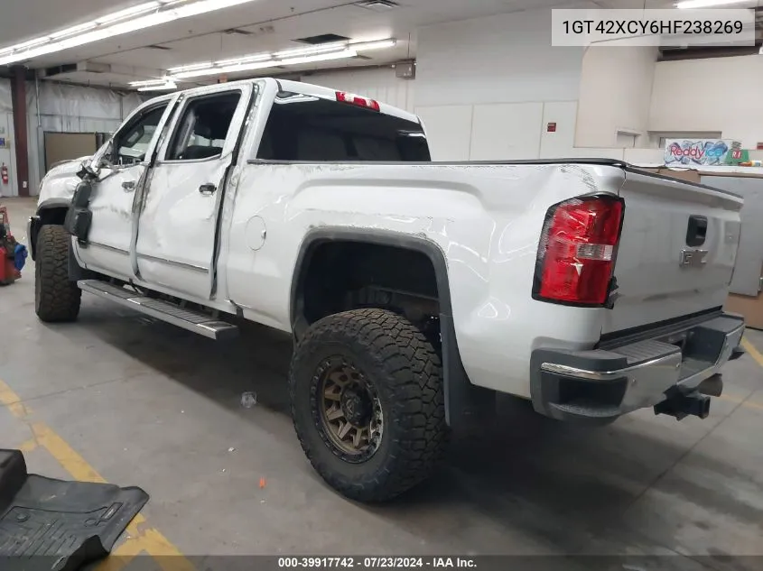 2017 GMC Sierra 3500Hd Slt VIN: 1GT42XCY6HF238269 Lot: 39917742