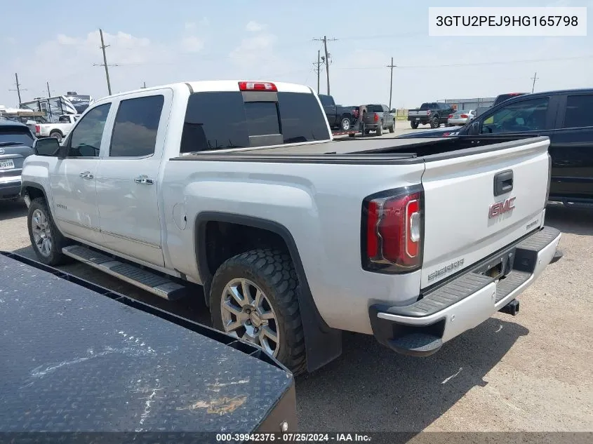 2017 GMC Sierra 1500 Denali VIN: 3GTU2PEJ9HG165798 Lot: 39942375