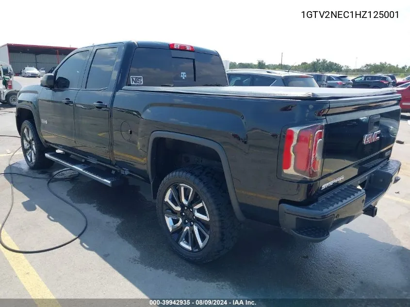 2017 GMC Sierra 1500 Slt VIN: 1GTV2NEC1HZ125001 Lot: 39942935