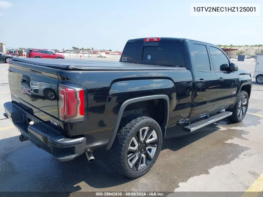 2017 GMC Sierra 1500 Slt VIN: 1GTV2NEC1HZ125001 Lot: 39942935