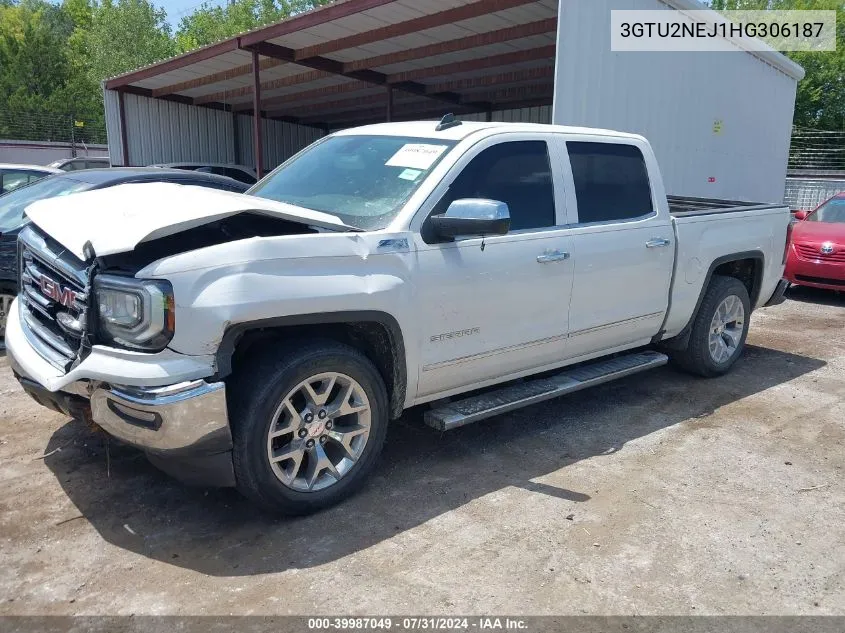 2017 GMC Sierra 1500 Slt VIN: 3GTU2NEJ1HG306187 Lot: 39987049