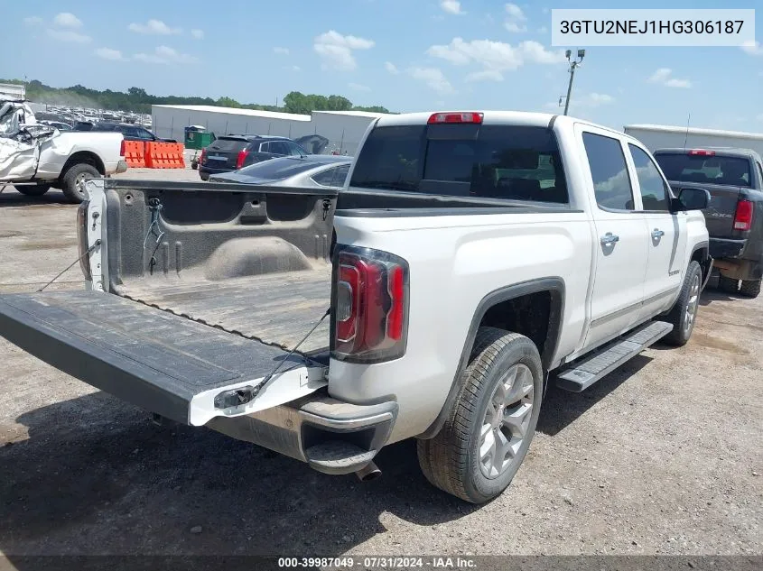 2017 GMC Sierra 1500 Slt VIN: 3GTU2NEJ1HG306187 Lot: 39987049