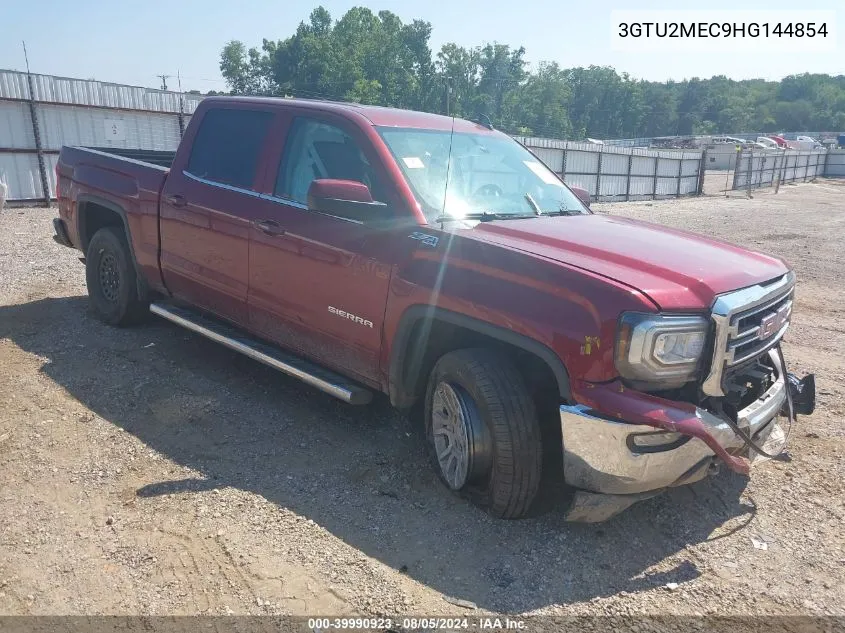 2017 GMC Sierra 1500 Sle VIN: 3GTU2MEC9HG144854 Lot: 39990923