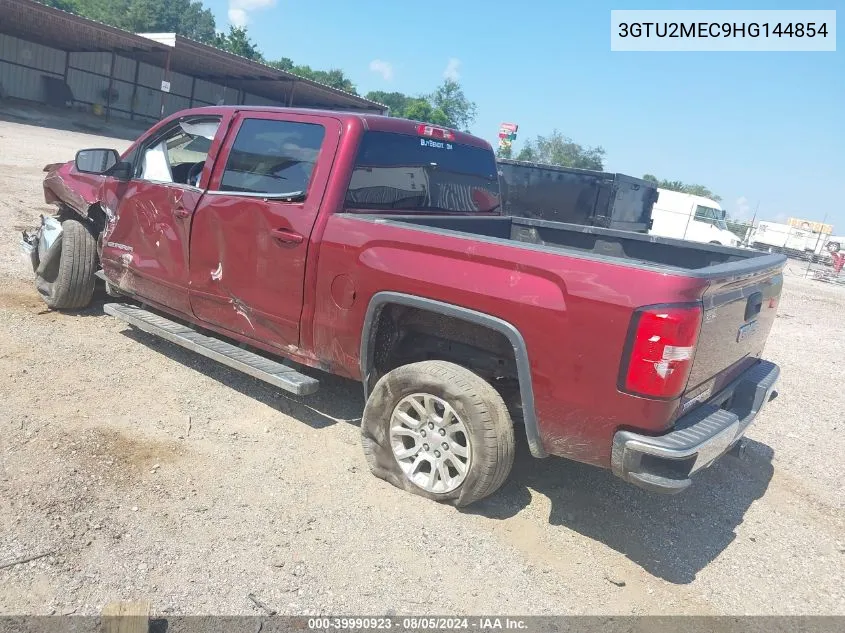 2017 GMC Sierra 1500 Sle VIN: 3GTU2MEC9HG144854 Lot: 39990923