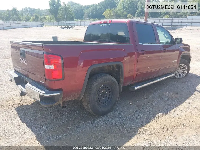 2017 GMC Sierra 1500 Sle VIN: 3GTU2MEC9HG144854 Lot: 39990923