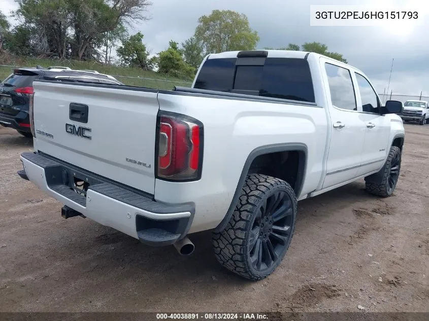 3GTU2PEJ6HG151793 2017 GMC Sierra 1500 Denali