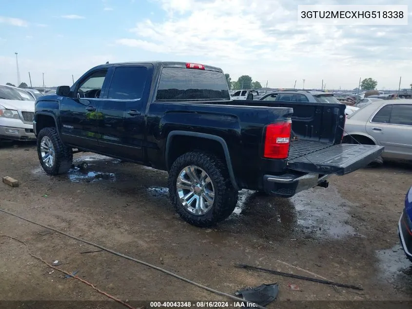 3GTU2MECXHG518338 2017 GMC Sierra 1500 Sle