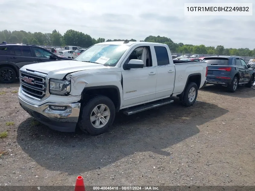 2017 GMC Sierra 1500 Sle VIN: 1GTR1MEC8HZ249832 Lot: 40045418