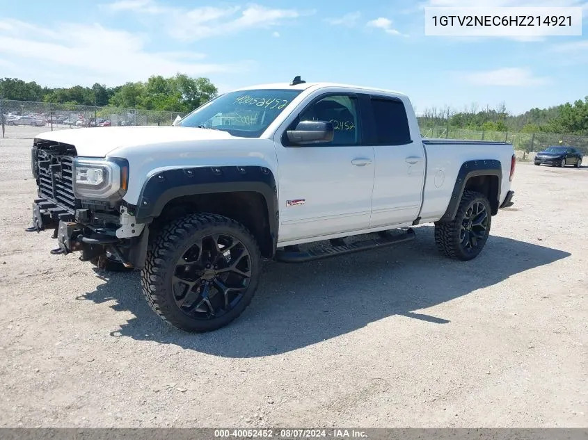 1GTV2NEC6HZ214921 2017 GMC Sierra 1500 Slt