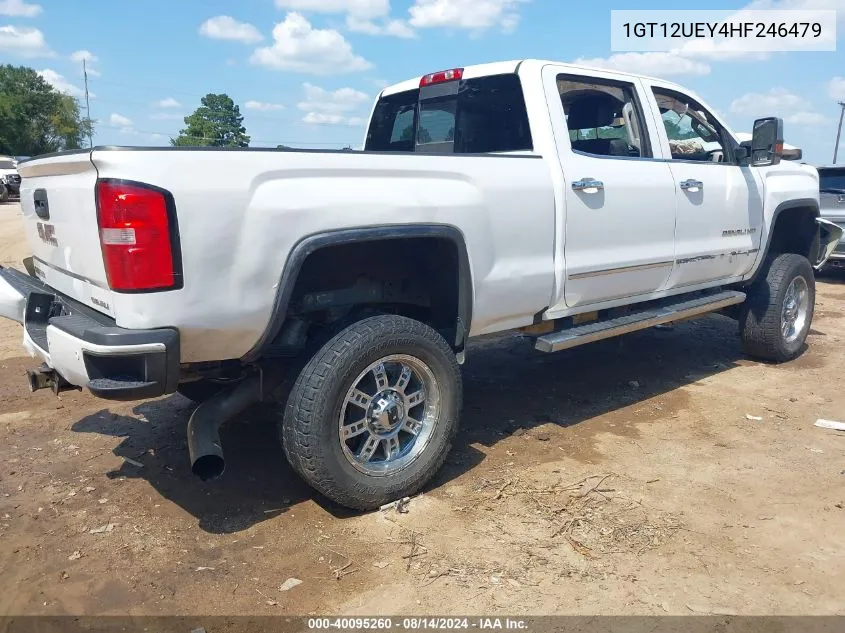 2017 GMC Sierra 2500Hd Denali VIN: 1GT12UEY4HF246479 Lot: 40095260