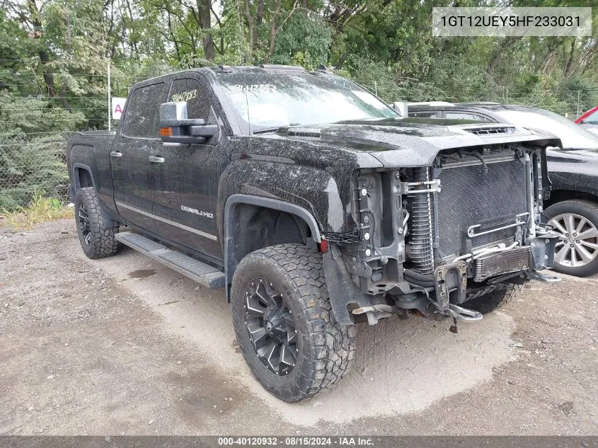 1GT12UEY5HF233031 2017 GMC Sierra 2500Hd K2500 Denali