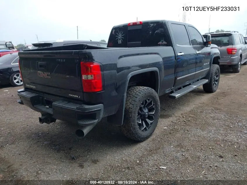 1GT12UEY5HF233031 2017 GMC Sierra 2500Hd K2500 Denali