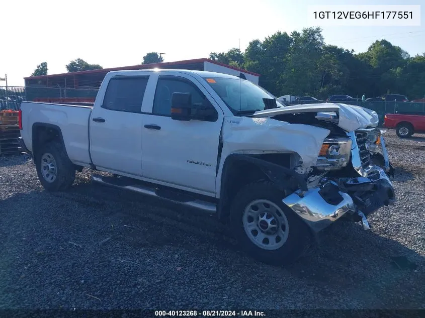 2017 GMC Sierra K3500 VIN: 1GT12VEG6HF177551 Lot: 40123268