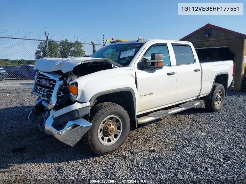 2017 GMC Sierra K3500 VIN: 1GT12VEG6HF177551 Lot: 40123268