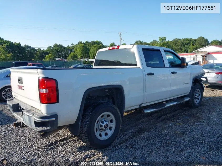 2017 GMC Sierra K3500 VIN: 1GT12VEG6HF177551 Lot: 40123268