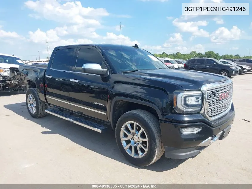 2017 GMC Sierra 1500 Denali VIN: 3GTP1PEC9HG491246 Lot: 40136305