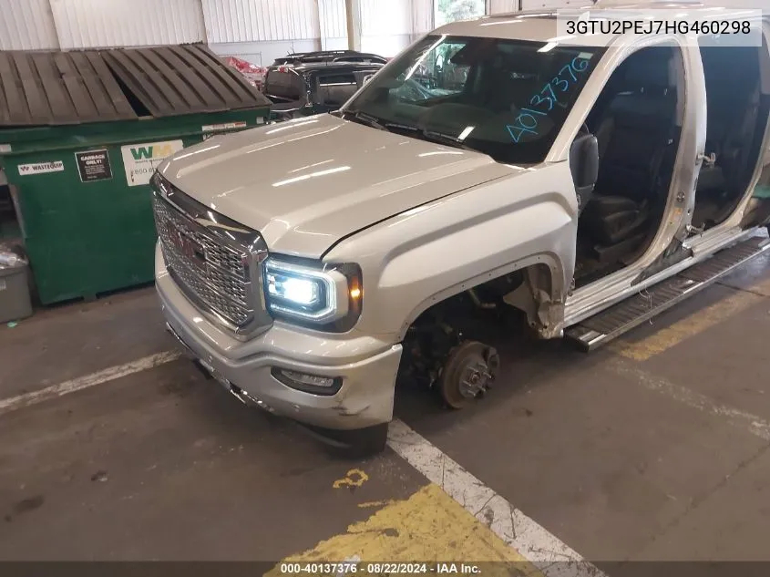 2017 GMC Sierra 1500 Denali VIN: 3GTU2PEJ7HG460298 Lot: 40137376