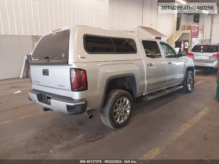 2017 GMC Sierra 1500 Denali VIN: 3GTU2PEJ7HG460298 Lot: 40137376