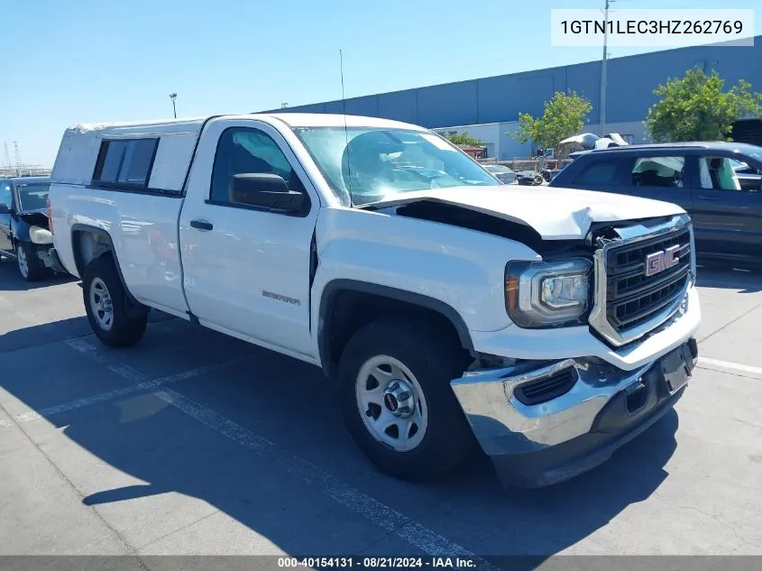 2017 GMC Sierra 1500 VIN: 1GTN1LEC3HZ262769 Lot: 40154131