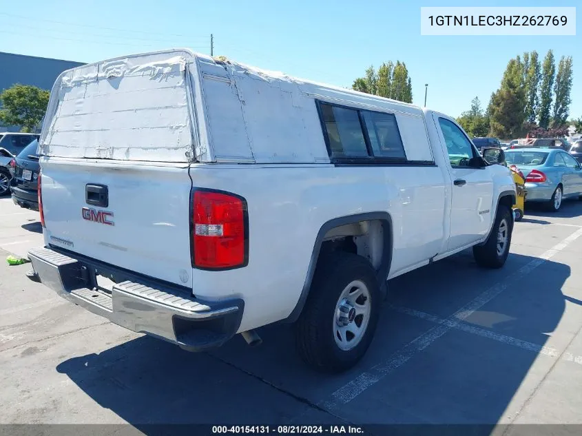 2017 GMC Sierra 1500 VIN: 1GTN1LEC3HZ262769 Lot: 40154131