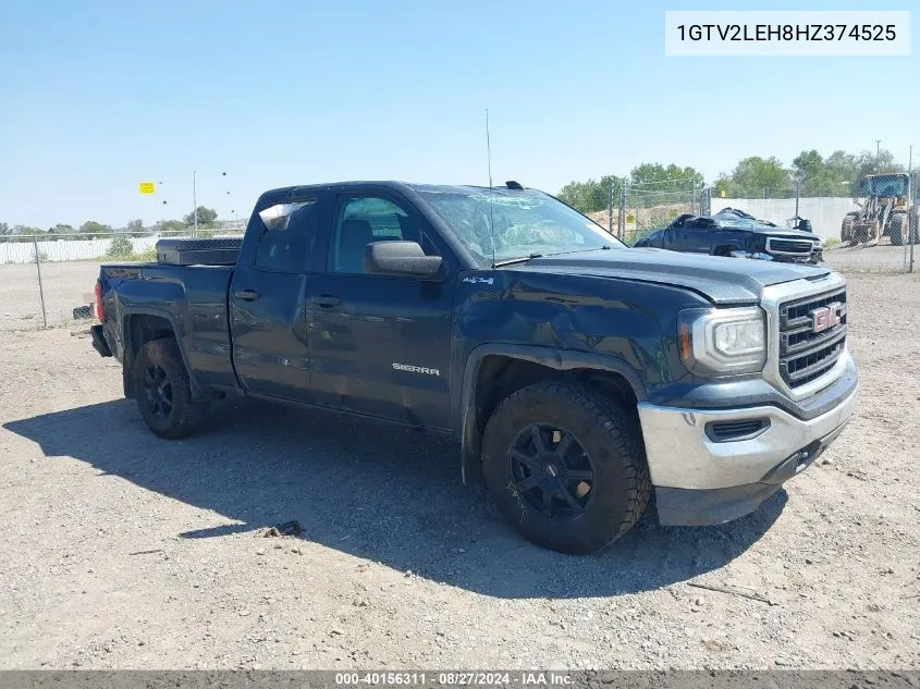 2017 GMC Sierra 1500 VIN: 1GTV2LEH8HZ374525 Lot: 40156311