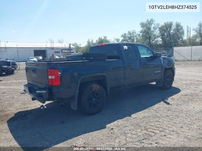 2017 GMC Sierra 1500 VIN: 1GTV2LEH8HZ374525 Lot: 40156311